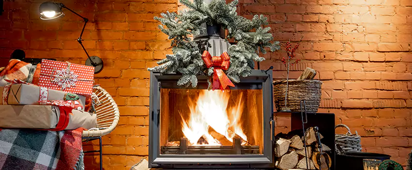 Travis Industries Linear Gas Fireplace Installation in Muncie, Indiana