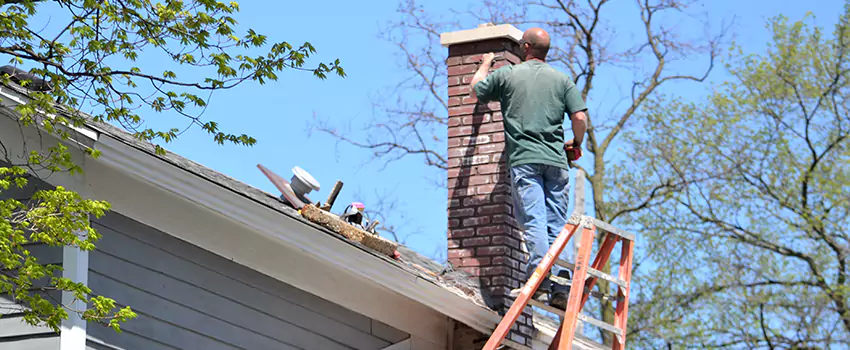 Vinyl and PVC Chimney Flashing Installation in Muncie, IN