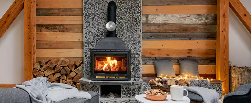 Thelin Hearth Products Direct Vent Gas Stove Fireplace Inspection in Muncie, Indiana